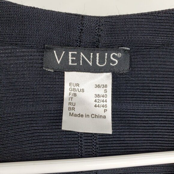 Venus Zip Up Bodycon‎ Long Sleeve Dark Fairy Grunge Goth Women's Dress Small - Picture 3 of 12